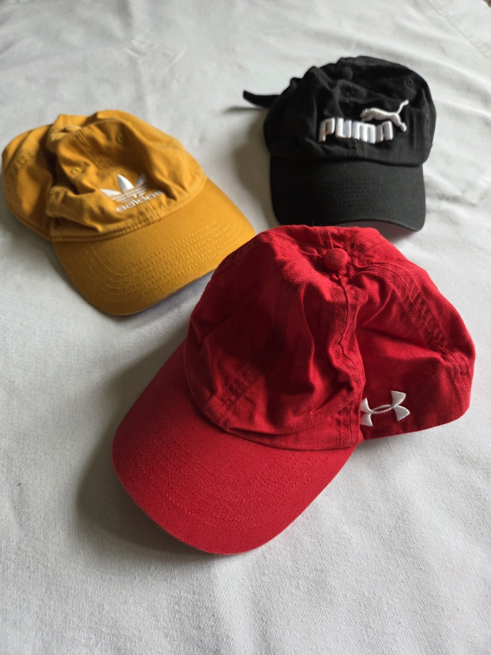 Under Armour , Puma, Adidas Cap Bundle